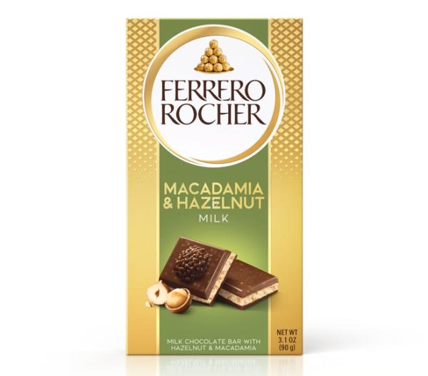 FERRERO ROCHER milk chocolate 90g - Macadamia & Hazelnut