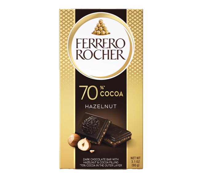 FERRERO ROCHER dark chocolate 90g – Hazelnut