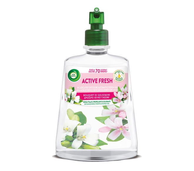 AIR WICK Active Fresh without aerosol refill spray 228ml – White Jasmine
