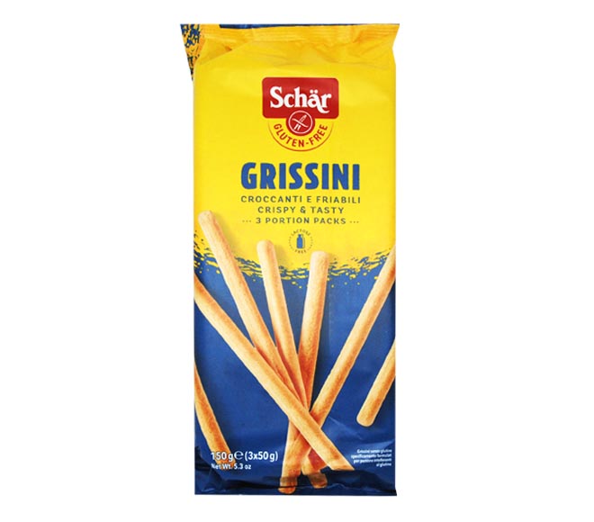 SCHAR Gluten Free Crackers (3pcs x 50g) 150g – Grissini