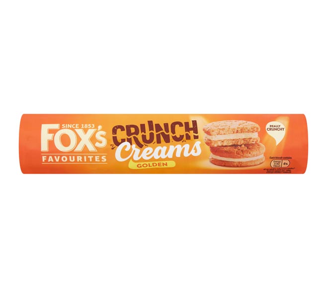 FOX’S Favourites Crunch Creams oat sandwich biscuits 200g – Vanilla Cream